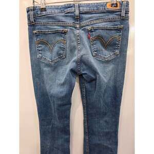 Levi's 518 Superlow jeans women's bootcut low rise medium wash denim Size 9 Y2K